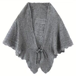 Grey Cashmere Shawl
